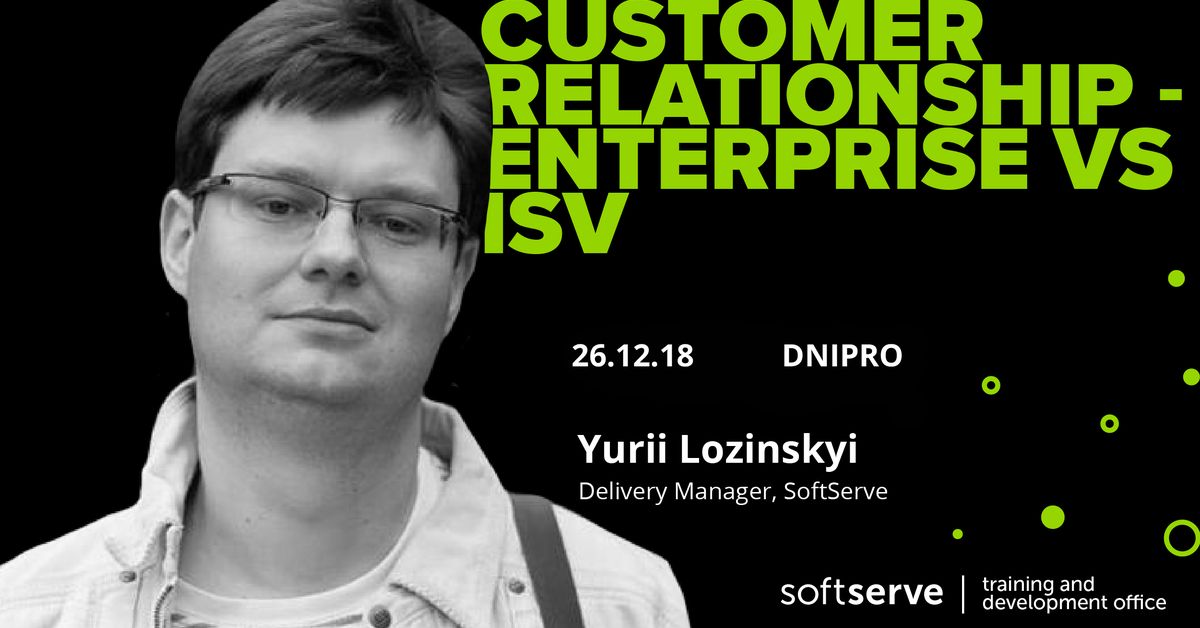 Customer Relationship – Enterprise vs ISV
