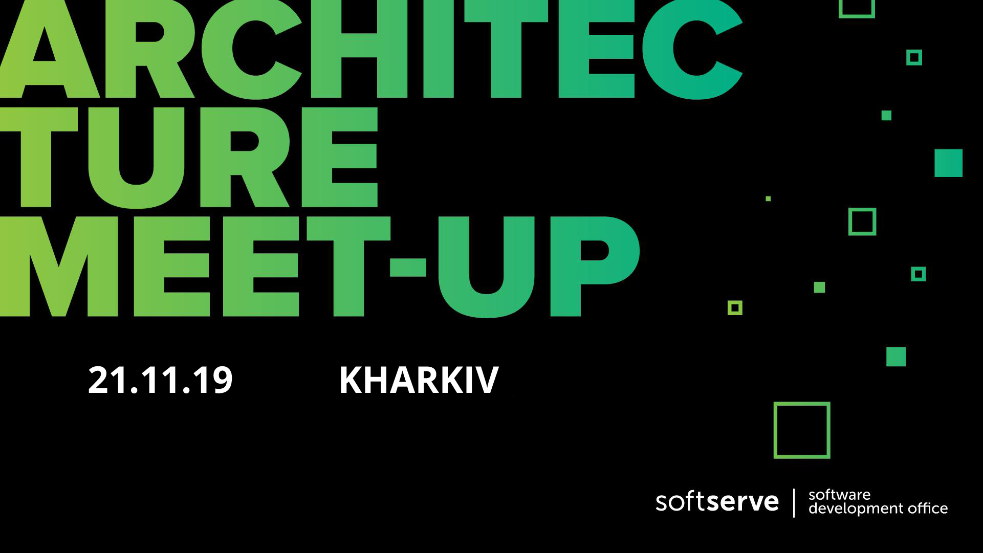 Software Architecture Meet-Up. Kharkiv