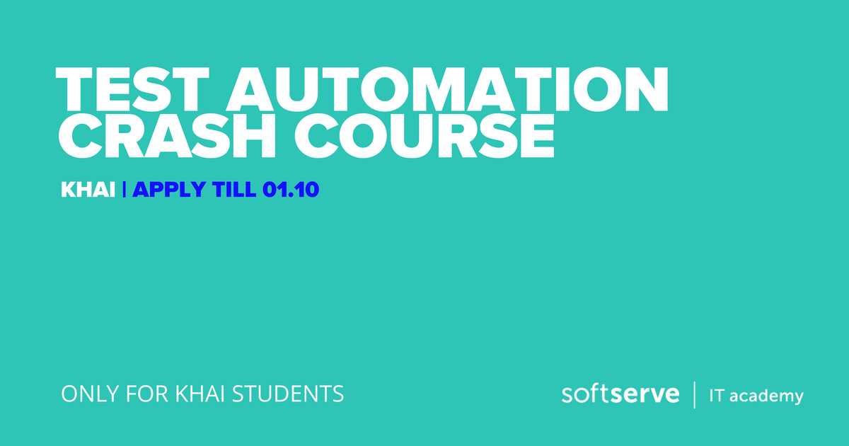 Test Automation Crash Course